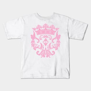 Pink Heraldry Kids T-Shirt